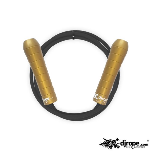 Corda per saltare DJROPE Performance Oro corda nera