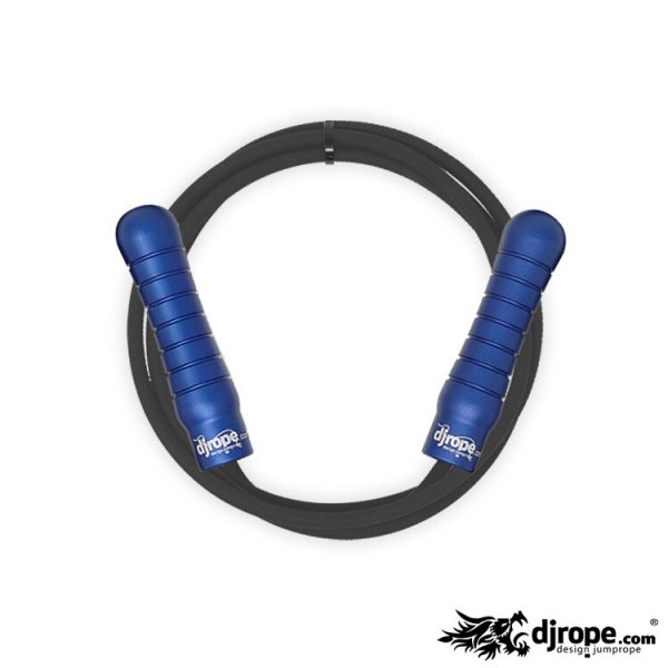 Corda per saltare DJROPE Pro Blu corda nera